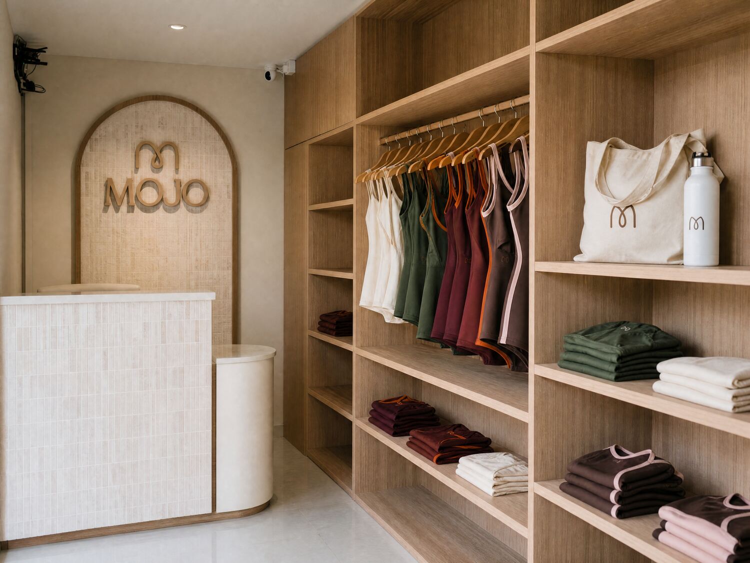 The MOJO display at reception