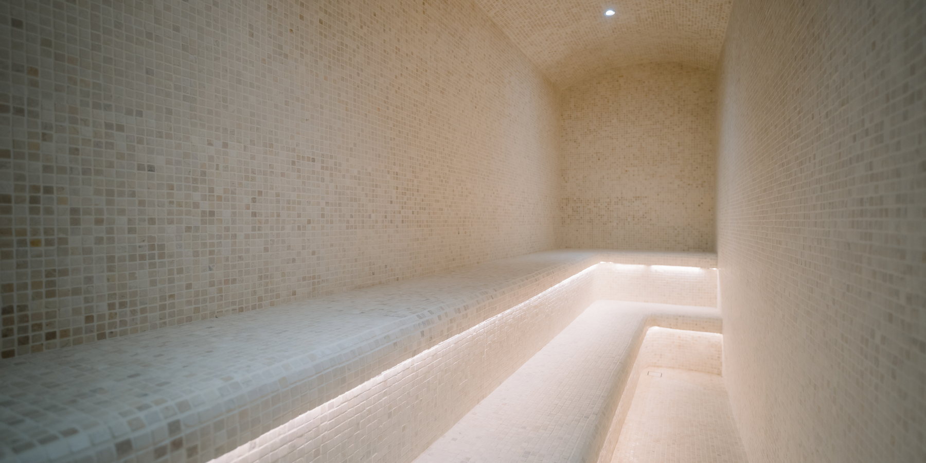 The steam room at MOJO Bali